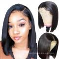 Wholesale 40 Inch Human Hair Full Lace Front Wig Raw Cuticle Aligned Hair Short Lace Front Virgin Hair Wigs For Black Women